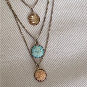 Super cute 3 layer necklace!!!forever21